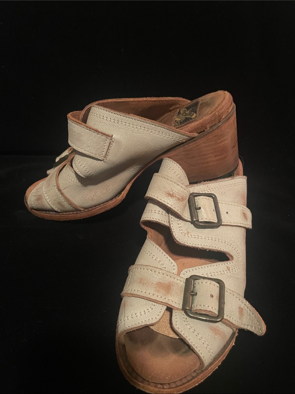 Freebird “Caprice” Leather Buckle Sandals